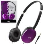 JVC Flats On-Ear Wired Headphones - Flat Foldable Design - 30mm Driver for Powerful Sound - Soft Ear-Pads for Comfort – Steel Headband - Lightweight & Portable - PC/Laptop/Gaming - 3.5mm Slim Plug - Image 2