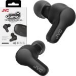 JVC Gumy True Wireless Earbuds, Bluetooth 5.3, Charging Case, 24-Hour Playback, IPX4 Water Resistant, Comfortable Secure Fit with XS/S/M/L Earpieces, Built-in Mic for Calls, iPhone/Android/PC - HAA7T2 - Image 2