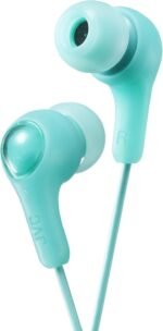 JVC Gumy in Ear Earbud Headphones, Powerful Sound, Comfortable and Secure Fit, Silicone Ear Pieces S/M/L - HAFX7G Green - Image 2
