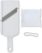 Japanese Mandoline Slicer, Cabbage Shredder, Potato, Vegetable, Onion Slicer with Guard - Image 2