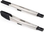Joseph Joseph Elevate Fusion Set of 2 Silicone Tongs with Integrated Tool Rests, Stainless Steel - Image 2