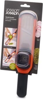 Joseph Joseph Handy 2 in 1 Mini Grater & Slicer, Orange, 1 EA - Image 2