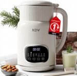 KDV 8-in-1 Nut Milk Maker, 32oz Automatic Plant Milk Machine with Delay Start, Soy Almond Oat Milk Stainless Steel Blender - Image 2