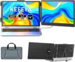KEFEYA Laptop Screen Extender, 14" FHD 1080P IPS Laptop Monitor Extender Dual Screen, Portable Monitor for Laptops 13-17" with USB-C/HDMI Port, Plug n Play for Windows/Mac/Android/Switch/PS5 - Image 2