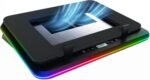 KLIM Turbofrost - Gaming Laptop Cooling Pad - 4 Powerful Turbo Fans - 4 x 4000 RPM, Laptop Cooler 2 Power Modes USB-C/DC, Dynamic RGB, 4-Ports USB, Sealed Foam for Fast Cooling for Laptops up to 17in - Image 2