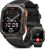 KOSPET Tank M3 Ultra Smart Watch with GPS, 50M Waterproof, Compass, Altitude, Air Pressure, 480mAh Extra Large Battery, Full Stainless Steel, Bluetooth Call, AMOLED Always-on Display - Image 2