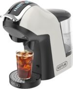 KOTLIE Single Cup Coffee Maker, Multi Capsule Machine Compatible With Various Capsule Types, 4 Temperature Settings, 7 Water Volume Levels,19 Bar(Glossy White) - Image 2