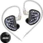 KZ AS24 Pro in-Ear Monitor Headphone, 24BA Drivers High-Performance IEM with 8 Tuning Switches, HiFi Bass Noise Isolation Gaming Earbuds Clarity in All Frequency Comfortable Earphones (Nomic) - Image 2