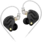 KZ ZS12 PRO X in Ear Monitor IEM Headphones,1DD+5BA Hybrid Wired Gaming Earbuds,KZ in Ear Monitor Gaming Earbuds Earphones with 2PIN Cable for Audiophile (Dark Black, NO Microphone) - Image 2