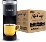 Keurig K-Mini Coffee Maker, Single Serve K-Cup Pod Coffee Brewer, Black with McCafe Classic Collection Variety Pack K-Cup Coffee Pods, 40 Count - Image 2