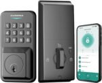 Keyless Entry Door Lock with 2 Door Knobs & Electronic Backlit Keypad, App Control Deadbolt Lock Support One-Touch Locking & Auto Locking,Easy Install, Anti-Peeping Code (01-Black) - Image 2