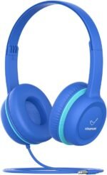 Kids Headphones, Wired Headphones for Kid with Safe Volume Limiter, Kid Headphone with Cord 3.5mm Jack, On-Ear Girls Boys Toddler Headphone for School ﻿ - Image 2