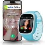 Kids Smartwatch, Ages 3-12 | GPS Tracker & Phone Watch with Two-Way Calling, Text Messaging, SOS Alert, Camera, School Mode, Safety Tracker – Blue - Image 2