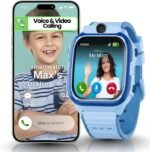 Kids Smartwatch, Ages 3-12 | GPS Tracker & Phone Watch with Two-Way Calling, Text Messaging, SOS Alert, Camera, School Mode, Safety Tracker – Model R Blue - Image 2