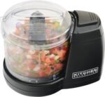 Kitchen Selectives Mini Chopper by Select Brands - Mini Electric Food Chopper for Kitchen Appliances - Features Dishwasher-Safe Parts - Chops, Minces & Dices - 1-1/2 Cups, Black - Image 2
