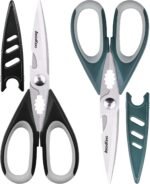 Kitchen Shears Scissor & Cooking Scissors - Sharp Blades, Professional Stainless Steel Scissors for Food Meat Poultry Vegetable - Dishwasher Safe - All-Purpose Chef's Tool… - Image 2