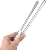 Kitchen Tongs Stainless Steel BBQ Tongs Locking Grill Heat Resistant Metal Food Ice Tong Heavy Duty Non-Stick Cooking Tong for Cooking Grilling Barbecue Appetizers Salad Buffet - Image 2