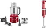 KitchenAid 13-Cup Food Processor, Empire Red & Variable Speed Corded Hand Blender - KHBV53 - Image 2
