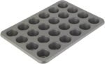 KitchenAid 24-Cup Nonstick Aluminized Steel Mini Muffin Pan, Contour Silver - Image 2