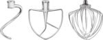 KitchenAid 3 Piece Stainless Steel Accessory Set for select KitchenAid® Bowl-Lift Stand Mixers, KSM7BL3PSS - Image 2