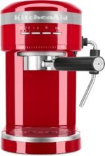 KitchenAid Metal Semi-Automatic Espresso Machine - KES6503, Empire Red - Image 2
