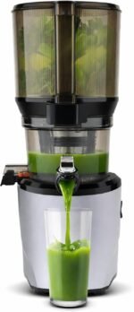 Kuvings AUTO10 Cold Press Juicer Silver - Hands-Free Electric Masticating Juicer Machine With 240W Motor - Very Quiet With 100 Oz Batching Hopper for Juice, Smoothies, Nut Milk, and Sorbets - Image 2