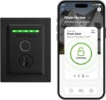 Kwikset Halo Touch Fingerprint Wi-Fi Smart Lock, Keyless Entry Door Deadbolt, Geofence Auto-Unlock, Grade AAA Certified, No Hub Required Easy Install, Matte Black Lifetime Finish Warranty - Image 2
