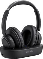 LEVN Wireless Headphones for TV Watching, TV Headphones Wireless for Seniors with Transmitter Charging Base, Hearing-impaired, No Audio Delay Blutooth 5.2, Plug and Play, Gifts for Elderly - Image 2