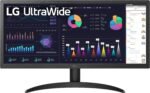 LG UltraWide FHD 26-Inch Computer Monitor 26WQ500-B, IPS with HDR 10 Compatibility and AMD FreeSync, Black - Image 2