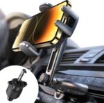 LISEN CD Phone Holder for Car iPhone 17 Adjustable CD Slot Phone Mount Holder Sturdy Cell Phones Holders for Your Car Accessories for Samsung Galaxy S25 S24 iPhone 16 15 Pro Max All Phones - Image 2