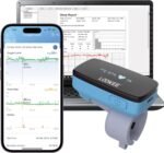 LOOKEE Ring-Pro Wearable Oxygen Monitor with Vibration Reminder for Low O2 - Continuous Pulse Oximeter -Rechargeable Blood Oxygen Saturation Tracker for SpO2 & PR - Free APP & PC Reports - Image 2