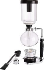 LUEUR Siphon Coffee Maker, Vacuum Coffee Brewer, Heat-Resistant 5-Cup Glass Siphon Coffee Maker with Reusable Cloth Filter, Hot Tea Maker for Home, Household and Office - Image 2