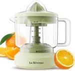 La Reveuse Electric Citrus Juicer 34 oz for Grapefruit Orange Lemon Lime Juice, 40W, Grayish Yellow - Image 2