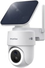LaView 2K 3MP Solar Security Cameras Wireless Outdoor, Cameras for Home Security, 360° Pan & Tilt Rechargeable Battery Camera, IP65 Outdoor Camera, Color Night Vision, Two-Way Audio, Work with Alexa - Image 2
