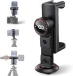 Lamicall Aluminum Phone Tripod Mount with 3 Cold Shoes & Arca Port & 1/4" Thread, [Wider Clamp] Camera Phone Holder Adapter Valentines Day Gift for iPhone 17 Smartphone Tripod Cell Phone Holder - Image 2
