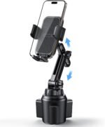 Lamicall Cup Phone Holders for Your Car - [Thick Cases Friendly] Universal Adjustable Cell Phone Car Mount for Truck Golf Cart iPhone 17 16 and All 4"-7" Smartphones Valentines Day Gift - Image 2