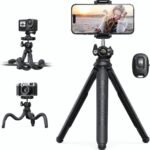 Lamicall Tripod for iPhone - 3 in 1 Flexible Phone Tripod with Wireless Remote - iPhone Tripod Stand for Video Recording Vlogging Selfie Compatible with iPhone Samsung Go Pro, Digital Camera - Image 2