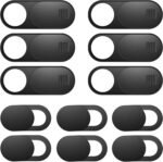 Laptop Camera Cover Slide, 12 Pack Webcam Cover, Phone Camera Cover, Ultra-Thin Computer Slide - Fits Most Laptop, Desktop, PC, Tablet, Smartphone to Protect Your Privacy and Security - Image 2