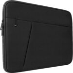 Laptop Case Sleeve 15.6 inch, Durable Shockproof Protective Computer Carrying Cover with Front Pocket, Briefcase Handbags Laptop Sleeve Bag for 15.6 inch HP, Dell, Acer, Asus, Notebook, Black - Image 2