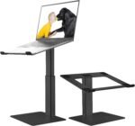 Laptop Stand for Desk, Ergonomic Aluminum Laptop Stand Adjustable Height from 7-15", Sitting and Standing Laptop Riser for 10-17" Notebook - Image 2