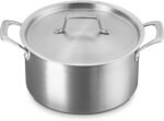 Le Creuset Essential Stainless Steel Deep Round Stockpot, 6.25 Qt. - Image 2