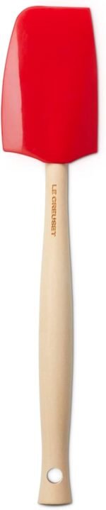 Le Creuset Silicone Craft Series Medium Spatula, 11 1/8" x 2 1/4", Cerise - Image 2