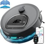 Lefant LiDAR Robot Vacuum and Mop, Smart Mapping and Obstacle Avoidance, Tangle-Free Pet Hair, 2.4G/5G WiFi App Control, Slim Design for Wider Coverage, Carpet Detection, M330 Pro, Grey - Image 2