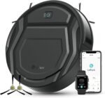 Lefant Robot Vacuum Cleaner M210 Pro,Slim,Quiet,2200Pa Suction,120 Min Self-Charging Robotic Vacuums, Freemove 3.0,WiFi/APP/Alexa,6 Cleaning Modes Ideal for Hard Floors Pet Hair Low Carpet,Black - Image 2