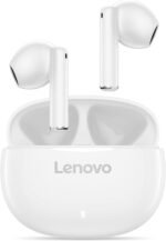 Lenovo E310 True Wireless Stereo Earbuds Bluetooth 5.3 ENC Noise-Cancelling with 13mm Speaker Type-C Charging 20h Battery Life for Music Calls Comfortable Fit Wireless - White - Image 2