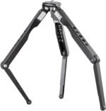 Leofoto MT-03 Tabletop Tripod, Aluminum Mini Tripod, 2 Leg Sections, Foldable Leg, Portable and Compact, 1/4" Mounting Stud and Accessories Thread (MT-03) - Image 2