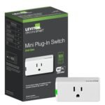 Leviton Decora Smart Plug, Wi-Fi 2nd Gen, Works with Matter, My Leviton, Alexa, Google Assistant, Apple Home/Siri & Wire-Free Anywhere Companions for Switched Outlet, D215P-1RW, White - Image 2