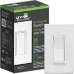 Leviton No-Neutral Decora Smart Switch, Requires MLWSB Wi-Fi Bridge to Work with My Leviton, Alexa, Google Assistant, Apple Home/Siri & Wire-Free 3-Way DN15S-1RW, White - Image 2