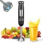 Liebe&Lecker Immersion Blender Handheld, 300W Hand Blender with 2 Mixing Speed and Stainless Steel Blades, Emulsion Blender Handheld for Kitchen, Shakes, Puree or Baby Food - Image 2