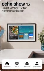 Like-New Amazon Echo Show 15 (newest model), Full HD 15.6" kitchen hub for home organization, with built-in Fire TV and Alexa - Image 2
